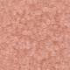 Miyuki rocailles Perlen 11/0 - Matted transparent pale pink 11-155F
